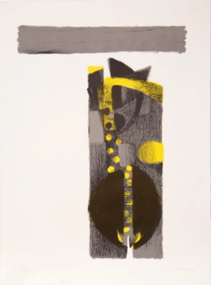 Lithograph De Szyszlo - Sin Titulo