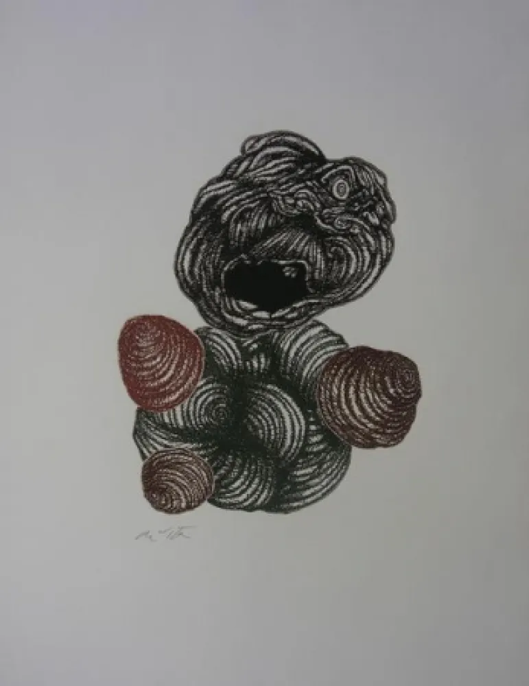 Etching And Aquatint De Vita - Senza titolo