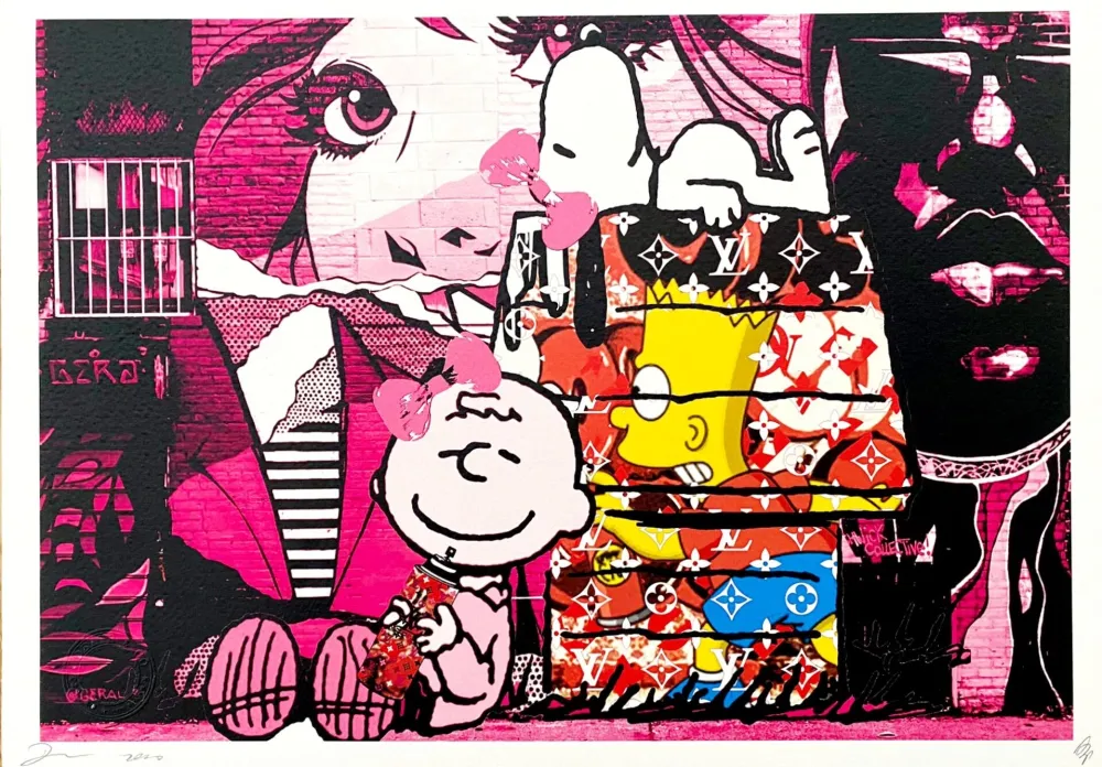 Numeric Print Death Nyc - Bart Graffiti