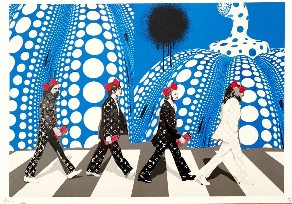 Numeric Print Death Nyc - Beatles Blue