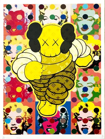 Numeric Print Death Nyc - Kaws Marilyn
