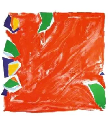 Lithograph Debré - Abstract composition