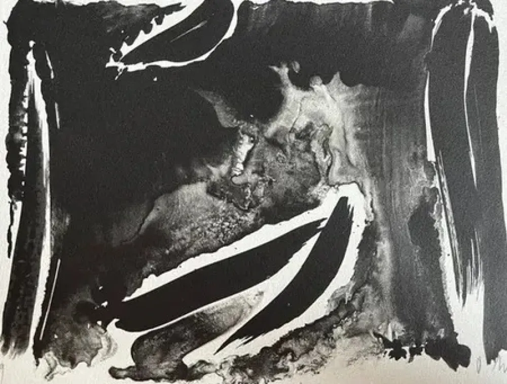 Lithograph Debré - Composition 