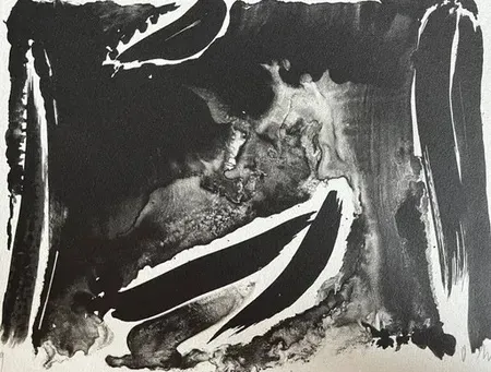 Lithograph Debré - Composition 