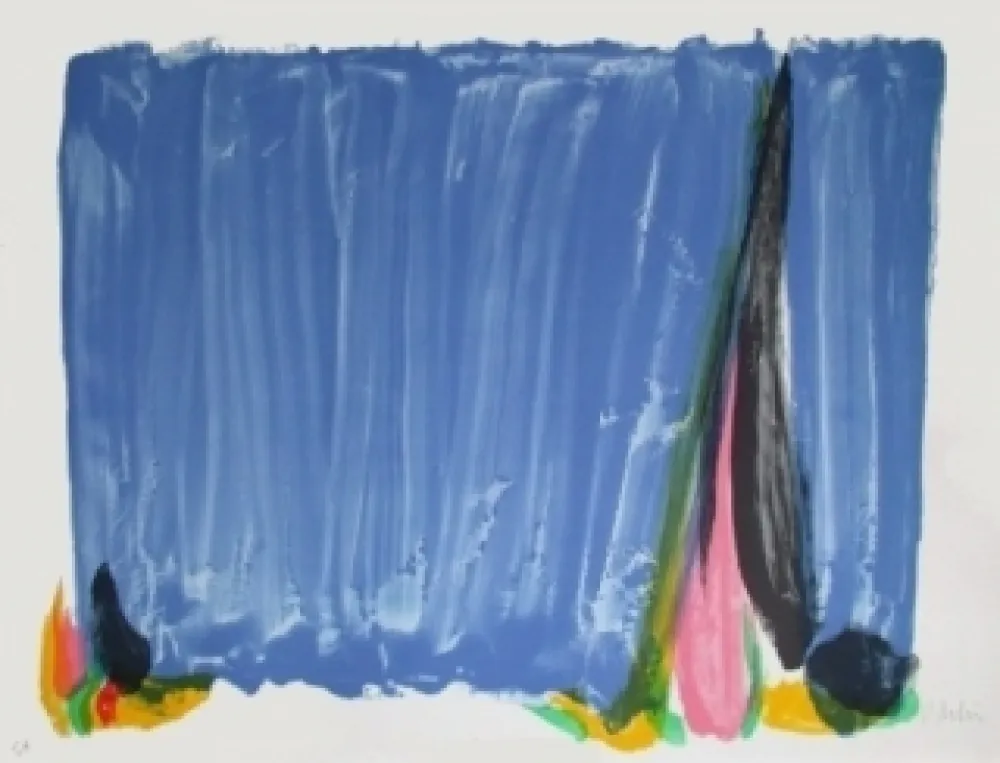 Lithograph Debré - Composition