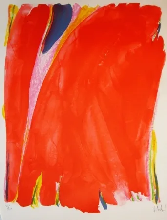 Lithograph Debré - Composition abstraite