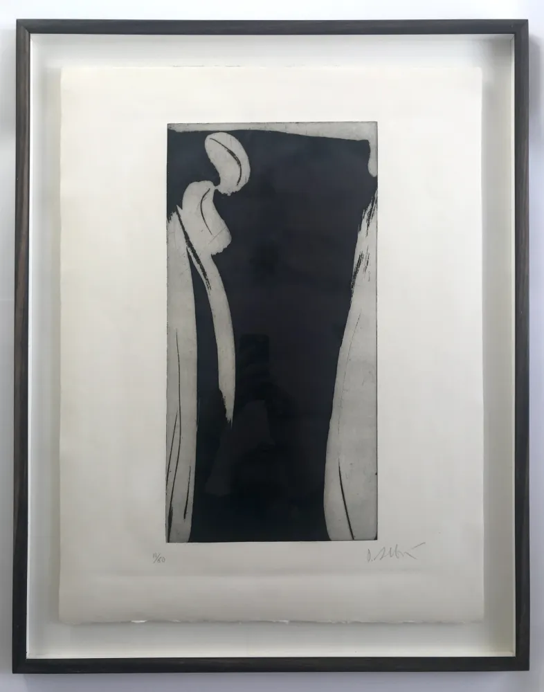 Etching And Aquatint Debré - Petit signe personnage III