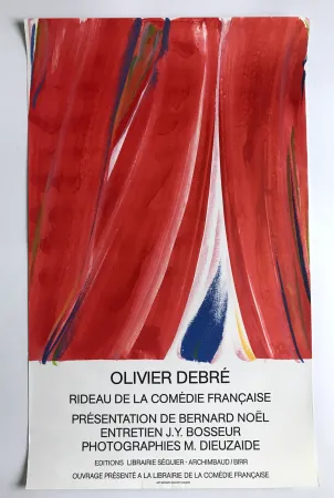 Poster Debré - Rideau de la Comédie française