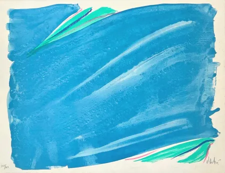 Lithograph Debré - Signe-Paysage 