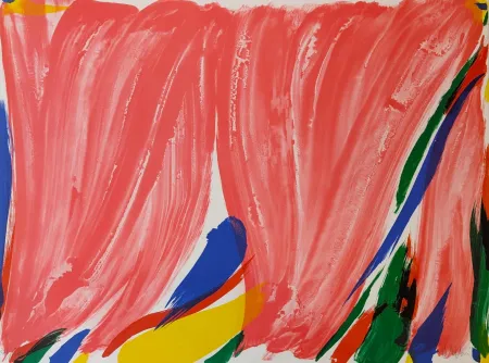 Lithograph Debré - Signe-paysage 