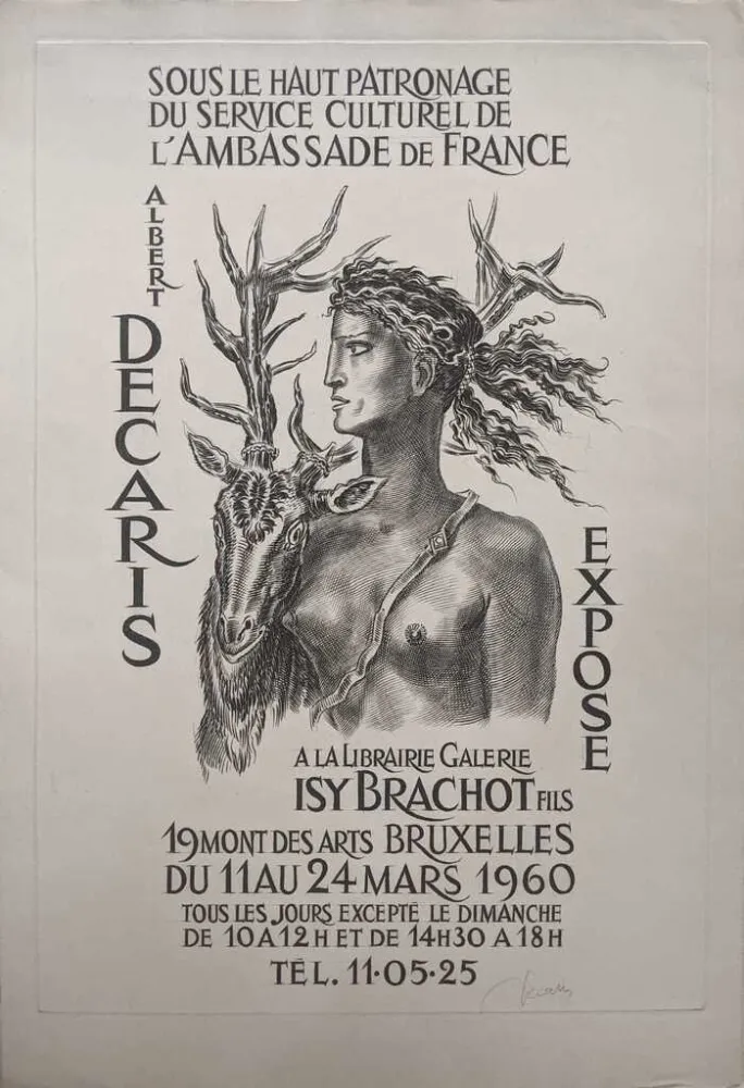 Engraving Decaris - Diane