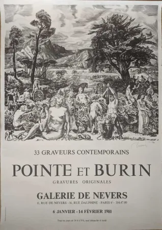 Poster Decaris - Grandes vendanges I