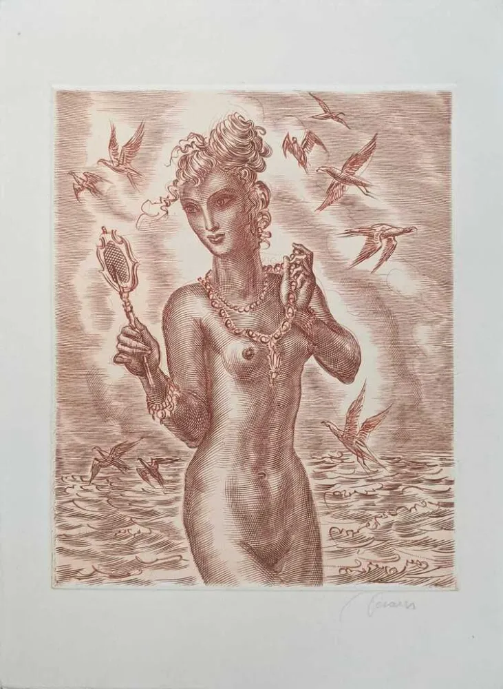 Engraving Decaris - Vénus