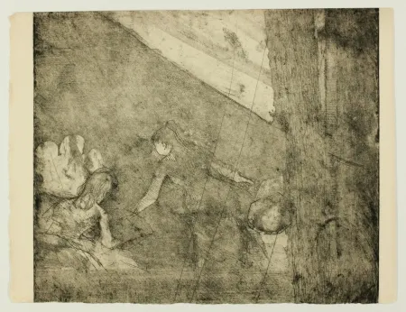 Etching Degas - Aux  Ambassadeurs