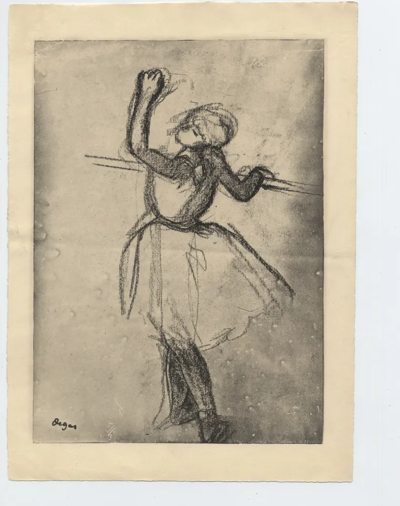 Etching And Aquatint Degas - Danseuse (étude, vers 1878)
