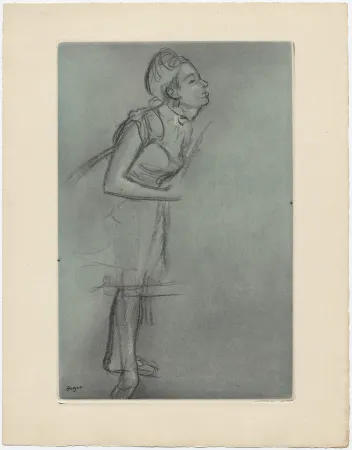 Etching And Aquatint Degas - Danseuse (étude, vers 1878)