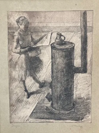 Lithograph Degas - Quinze lithographies