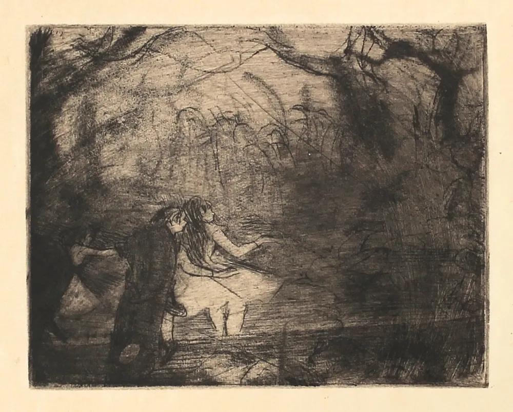 Etching And Aquatint Degas - Sur la scène 3
