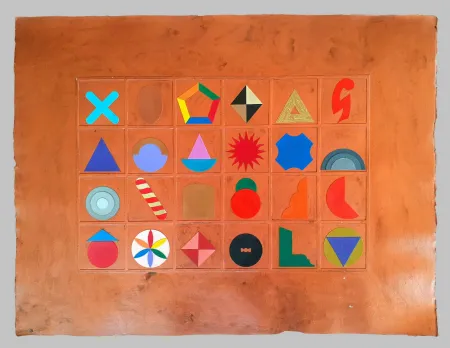 Screenprint Del Pezzo - Casellario