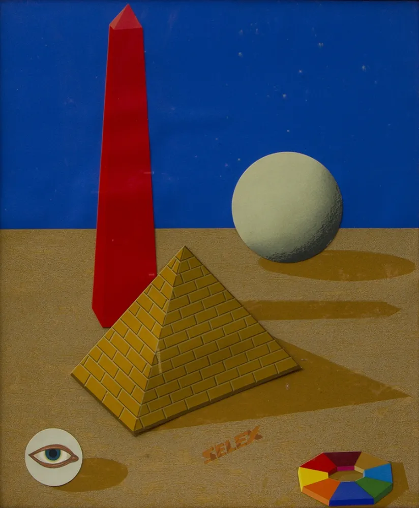 Screenprint Del Pezzo - SENZA TITOLO