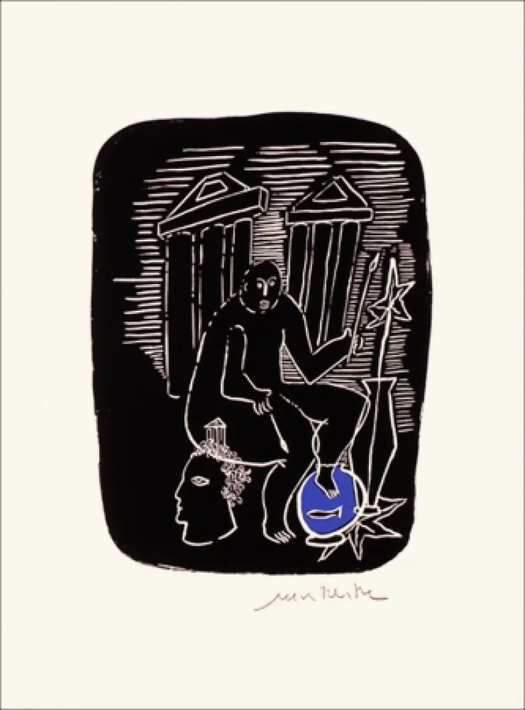 Lithograph Del Re - Eclipse