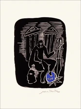 Lithograph Del Re - Eclipse