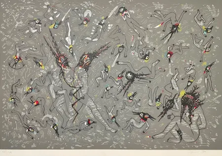 Screenprint Del Rio - Cuerpos celestial