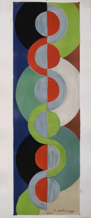 Lithograph Delaunay - (After) Rythme, 1980