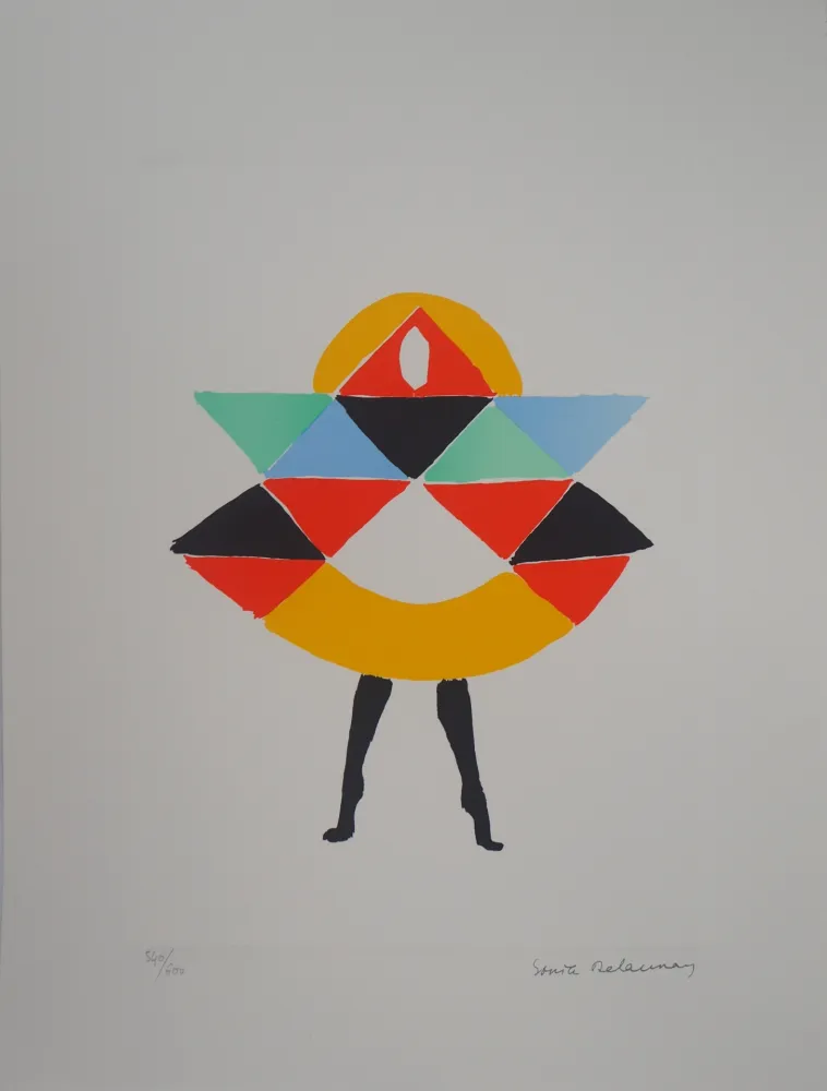 Lithograph Delaunay - Carnaval 