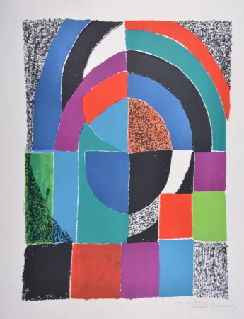 Lithograph Delaunay - Cathédrale 