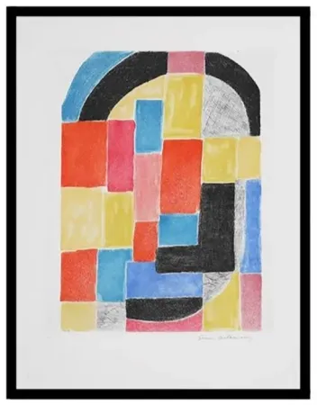 Etching Delaunay - Cathédrale