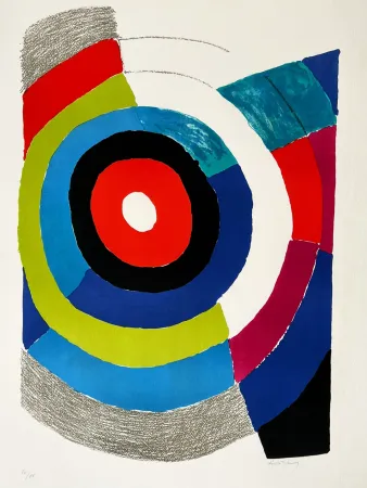 Lithograph Delaunay - Cible