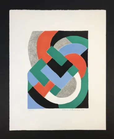 Screenprint Delaunay - Composition