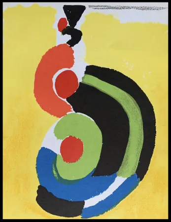 Lithograph Delaunay - Danseuse espagnole