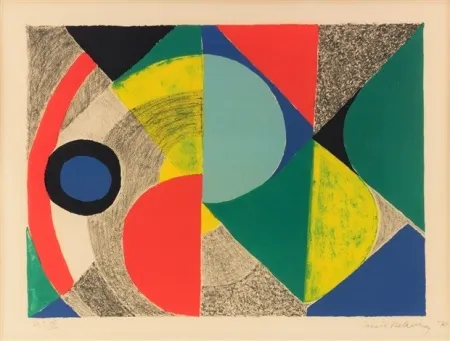 Lithograph Delaunay - Horizontale