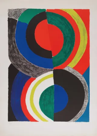 Lithograph Delaunay - Idole