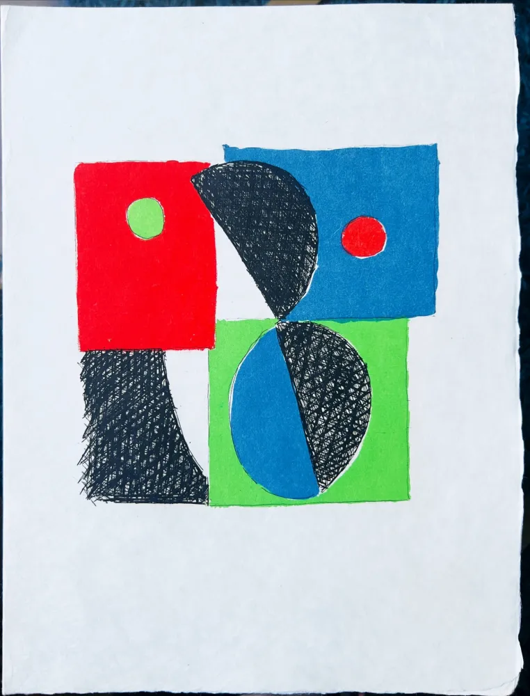 Engraving Delaunay - Juste Présent