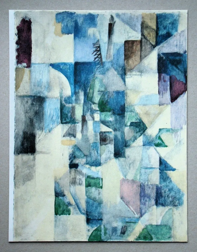 Pochoir Delaunay - La fenêtre n°2