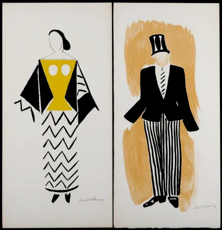 Lithograph Delaunay - Le Coeur à Gaz, 1977 - Hand-signed