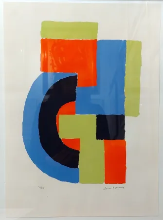 Pochoir Delaunay - Les illuminations de Rimbaud 