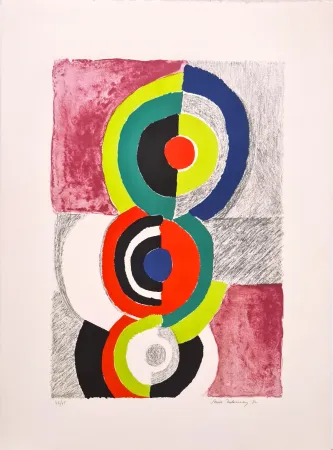 Lithograph Delaunay - Les Trois Grâces 
