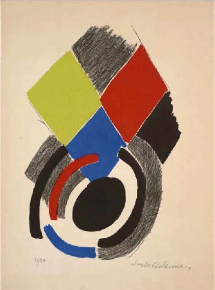Lithograph Delaunay - Magie des rythmes