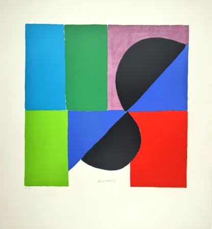 Lithograph Delaunay - Nocturne matinale 