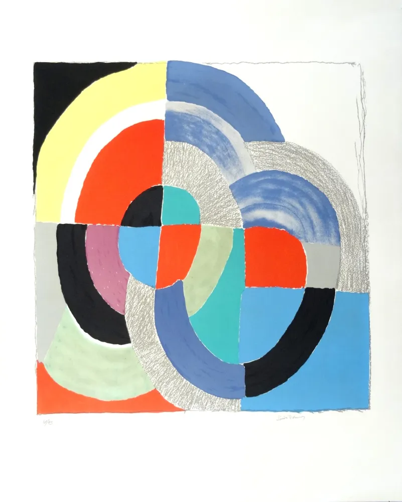 Lithograph Delaunay - Pâques russes