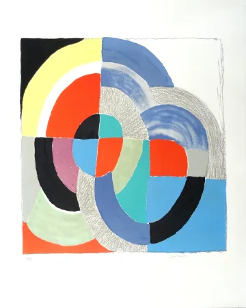 Lithograph Delaunay - Pâques russes