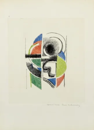 Etching Delaunay - Rythme coloré