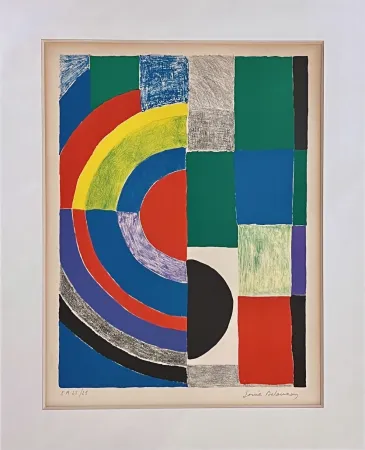 Lithograph Delaunay - Rythme Colore