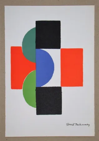 Screenprint Delaunay - Rythme couleurs