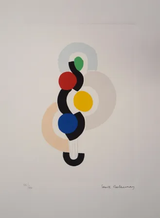 Lithograph Delaunay - Rythme et danse