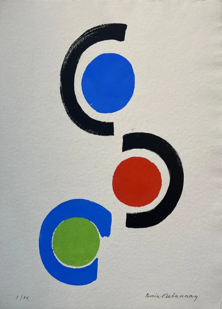 Pochoir Delaunay - Rythmes-Couleurs 